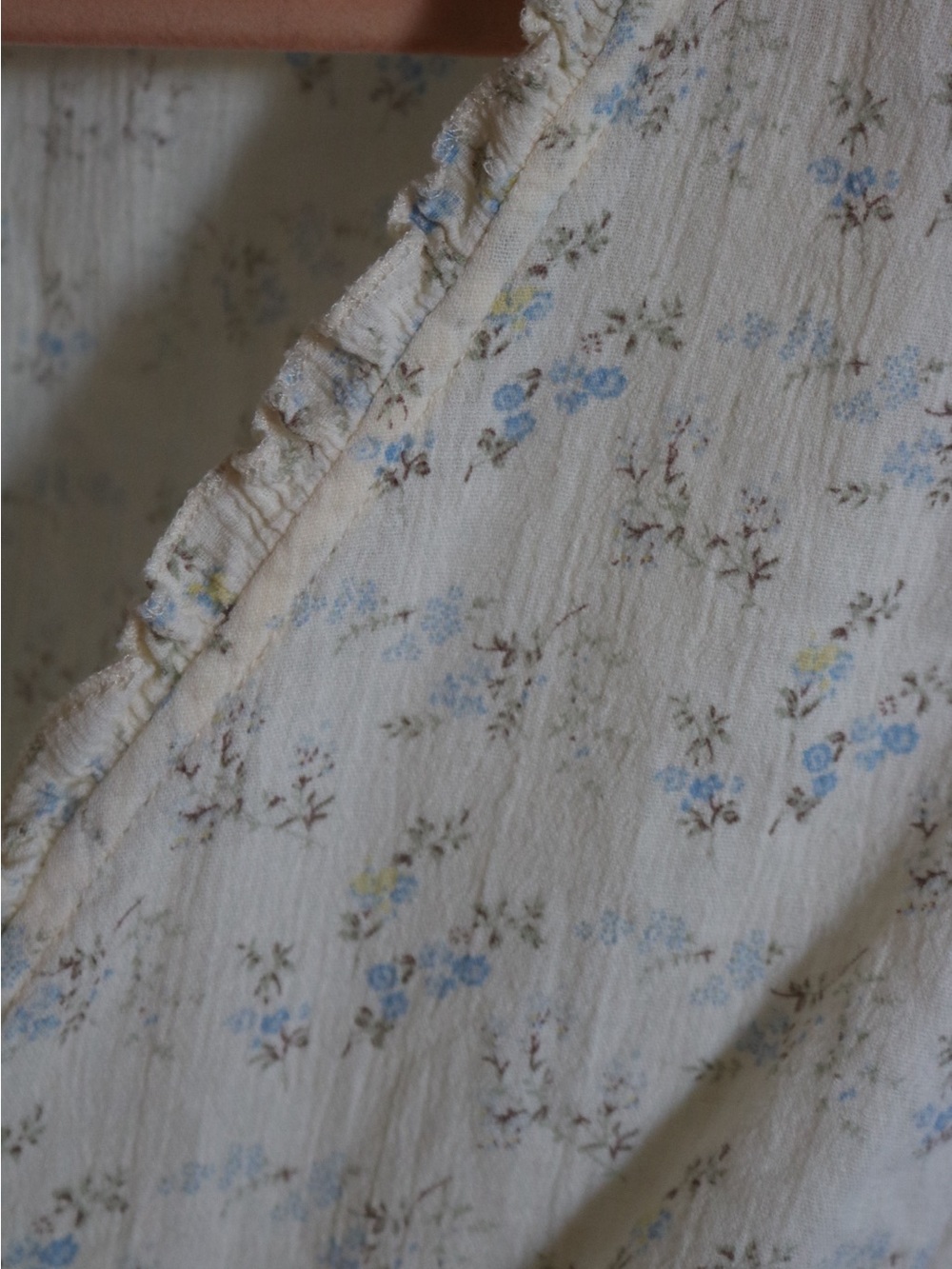Cherokee Vintage Floral Cotton Dress Medium Cottagecore Prairie Fairy - Picture 7 of 10